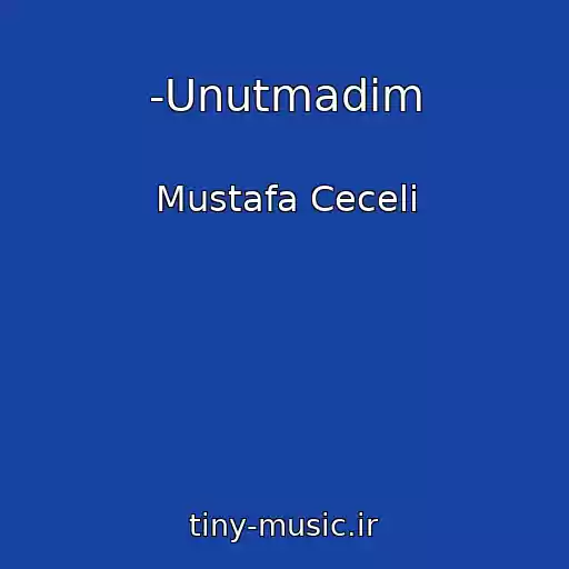 کاور آهنگ -Unutmadim از Mustafa Ceceli