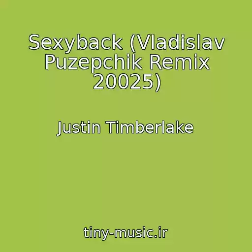 کاور آهنگ Sexyback (Vladislav Puzepchik Remix 20025) از Justin Timberlake
