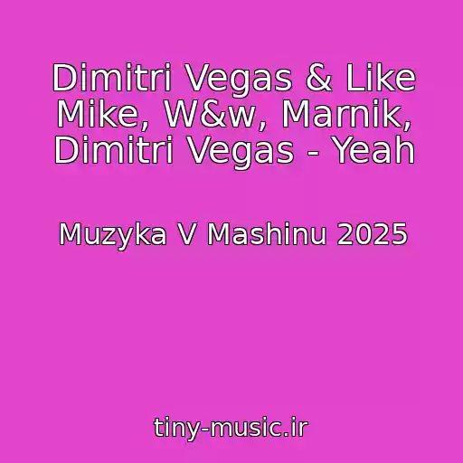 کاور آهنگ Dimitri Vegas & Like Mike, W&w, Marnik, Dimitri Vegas - Yeah از Muzyka V Mashinu 2025