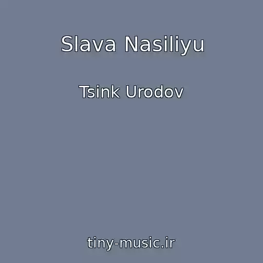 کاور آهنگ Slava Nasiliyu از Tsink Urodov