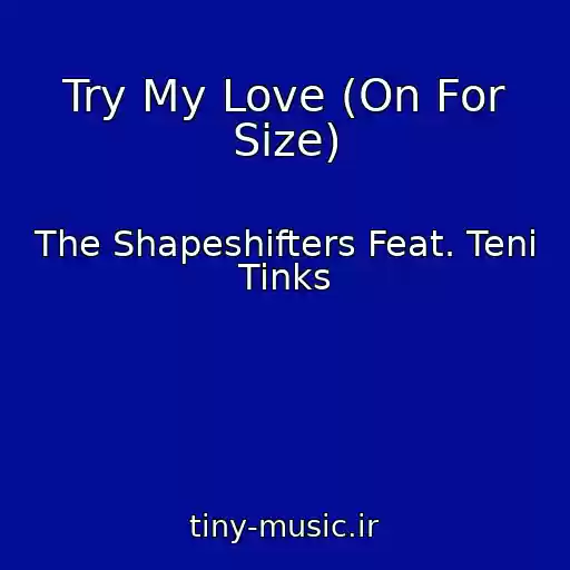 کاور آهنگ Try My Love (On For Size) از The Shapeshifters Feat. Teni Tinks