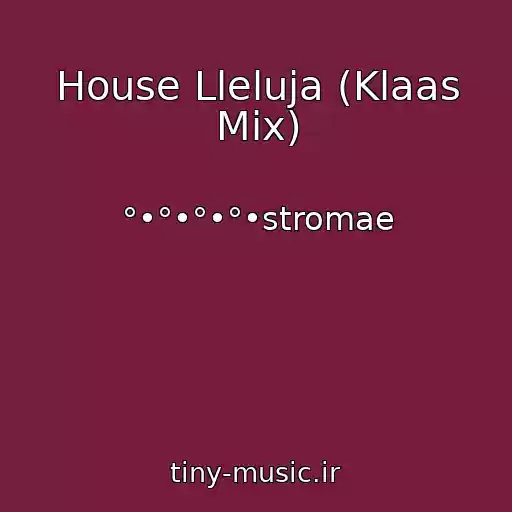 کاور آهنگ House Lleluja (Klaas Mix) از °•°•°•°•stromae