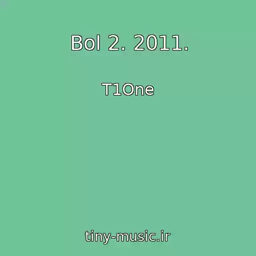 کاور آهنگ Bol 2. 2011. از T1One