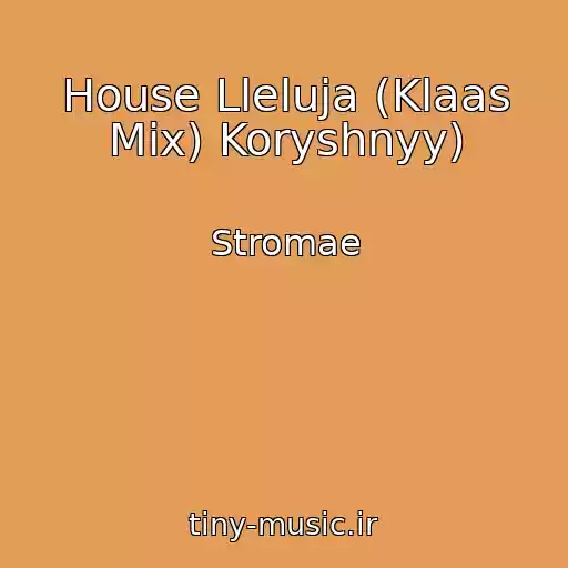 کاور آهنگ House Lleluja (Klaas Mix) Koryshnyy) از Stromae
