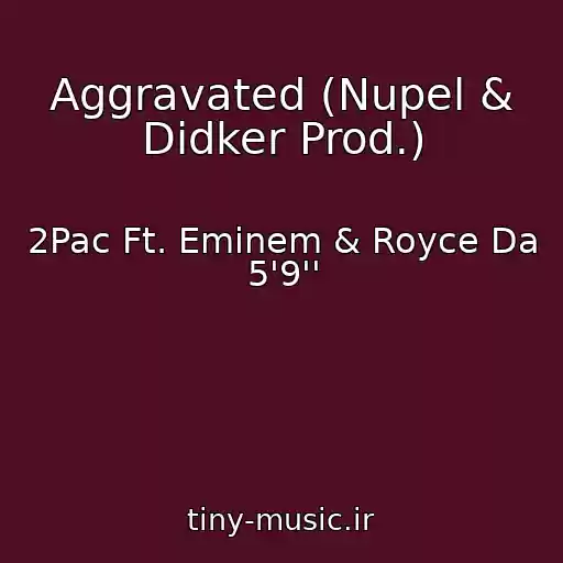 کاور آهنگ Aggravated (Nupel & Didker Prod.) از 2Pac Ft. Eminem & Royce Da 5'9''