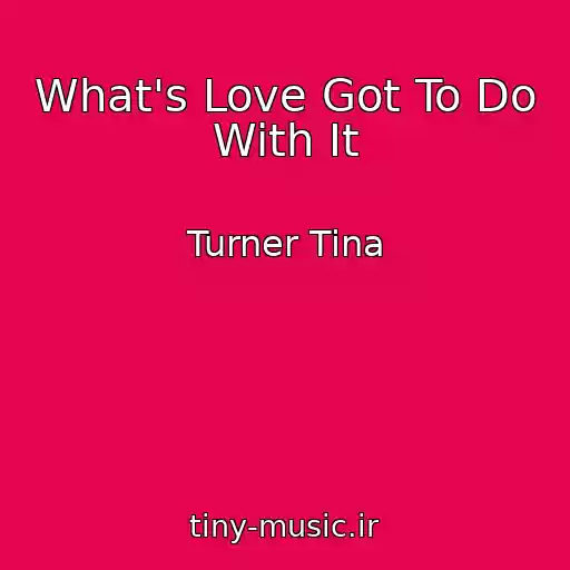 کاور آهنگ What's Love Got To Do With It از Turner Tina
