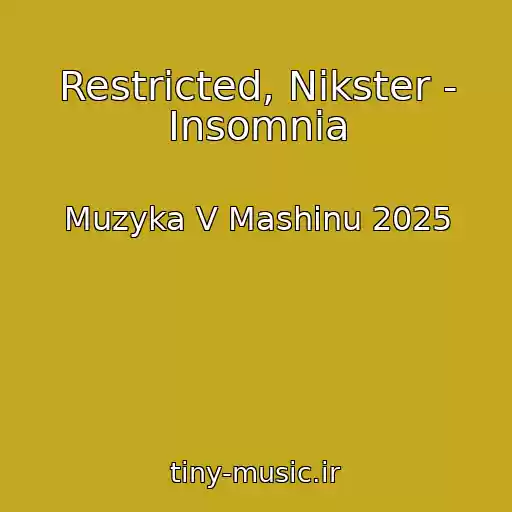 کاور آهنگ Restricted, Nikster - Insomnia از Muzyka V Mashinu 2025