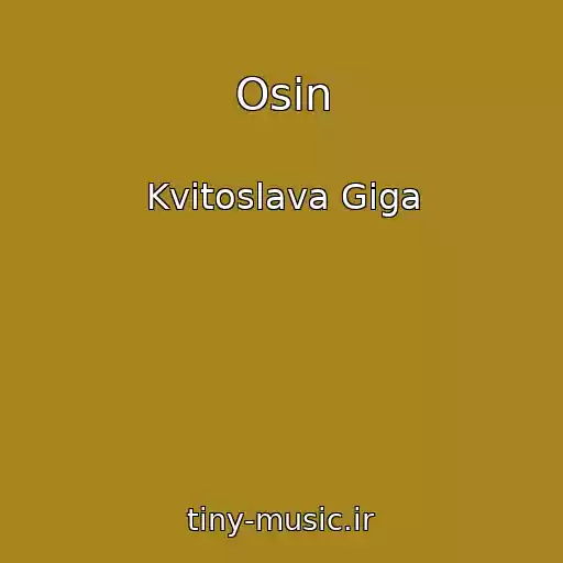 کاور آهنگ Osіn از Kvіtoslava Gіga