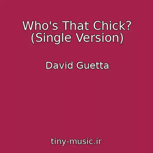 کاور آهنگ Who's That Chick? (Single Version) از David Guetta