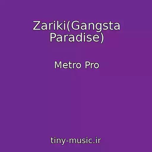 کاور آهنگ Zariki(Gangsta Paradise) از Metro Pro