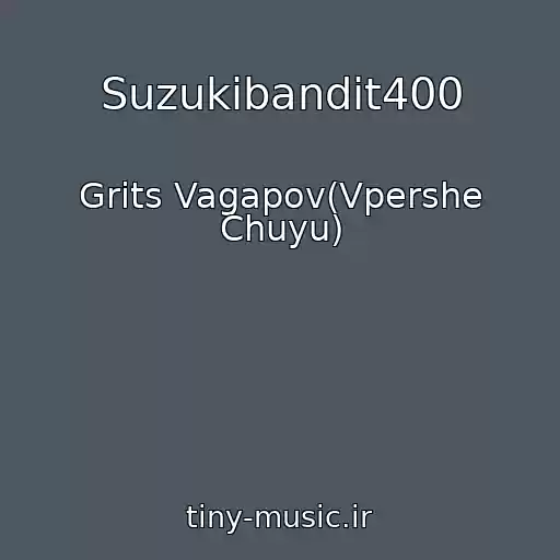 کاور آهنگ Suzukіbandіt400 از Grits Vagapov(Vpershe Chuyu)