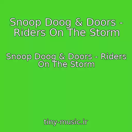 کاور آهنگ Snoop Doog & Doors - Riders On The Storm از Snoop Doog & Doors - Riders On The Storm