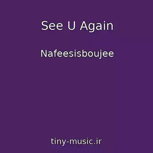 کاور آهنگ See U Again از Nafeesisboujee