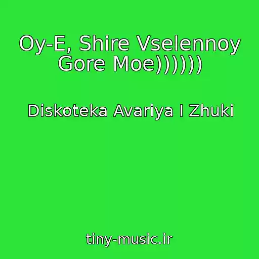 کاور آهنگ Oy-E, Shire Vselennoy Gore Moe)))))) از Diskoteka Avariya I Zhuki