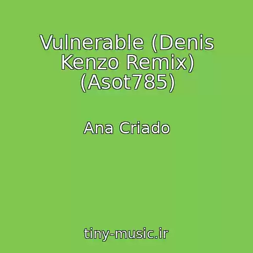 کاور آهنگ Vulnerable (Denis Kenzo Remix) (Asot785) از Ana Criado