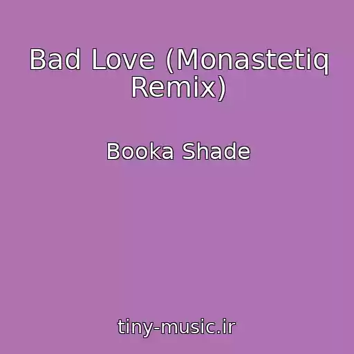 کاور آهنگ Bad Love (Monastetiq Remix) از Booka Shade