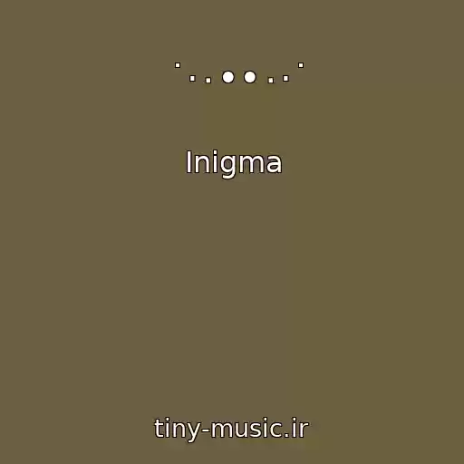 کاور آهنگ ˙·٠••٠·˙ از Inigma