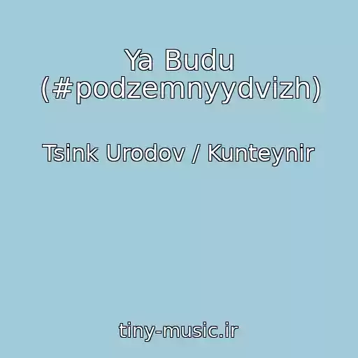 کاور آهنگ Ya Budu (#podzemnyydvizh) از Tsink Urodov / Kunteynir