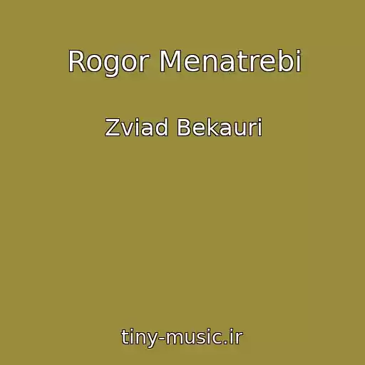 کاور آهنگ Rogor Menatrebi از Zviad Bekauri