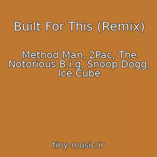 کاور آهنگ Built For This (Remix) از Method Man, 2Pac, The Notorious B.i.g, Snoop Dogg, Ice Cube