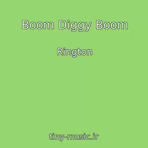 کاور آهنگ Boom Diggy Boom از Rington