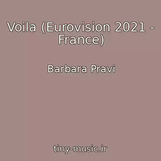 کاور آهنگ Voila (Eurovision 2021 - France) از Barbara Pravi