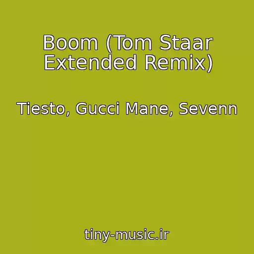 کاور آهنگ Boom (Tom Staar Extended Remix) از Tiesto, Gucci Mane, Sevenn