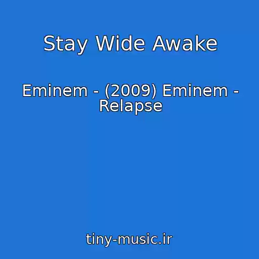 کاور آهنگ Stay Wide Awake از Eminem - (2009) Eminem - Relapse