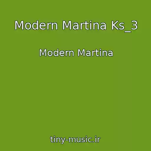 کاور آهنگ Modern Martina Ks_3 از Modern Martina
