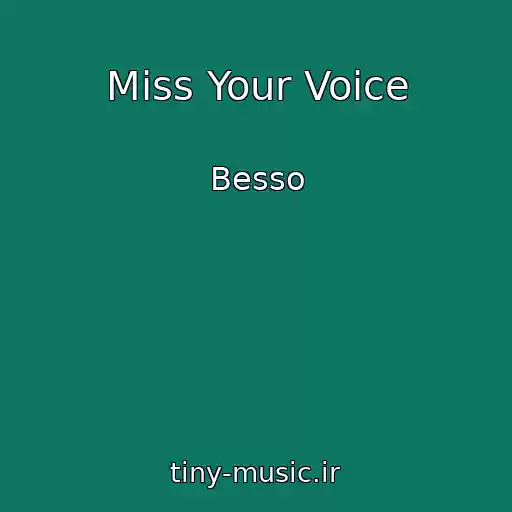 کاور آهنگ Miss Your Voice از Besso