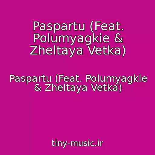 کاور آهنگ Paspartu (Feat. Polumyagkie & Zheltaya Vetka) از Paspartu (Feat. Polumyagkie & Zheltaya Vetka)