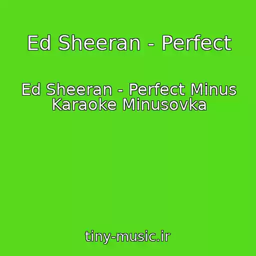 کاور آهنگ Ed Sheeran - Perfect از Ed Sheeran - Perfect Minus Karaoke Minusovka