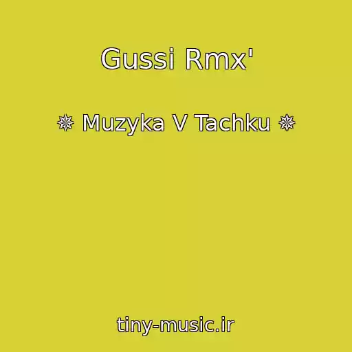 کاور آهنگ Gussi Rmx' از ✵ Muzyka V Tachku ✵