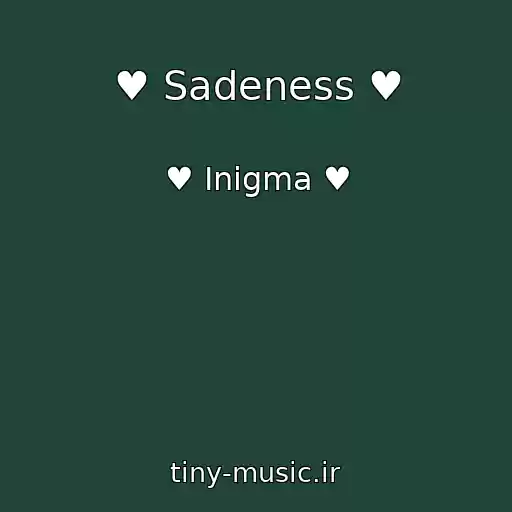 کاور آهنگ ♥ Sadeness ♥ از ♥ Inigma ♥