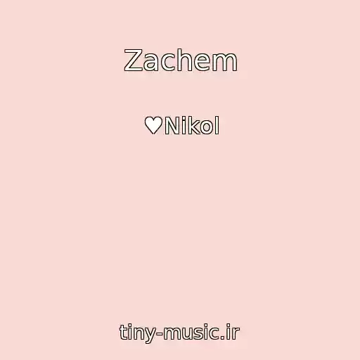 کاور آهنگ Zachem از ♥Nikol