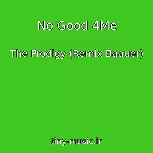 کاور آهنگ No Good 4Me از The Prodigy (Remix Baauer)