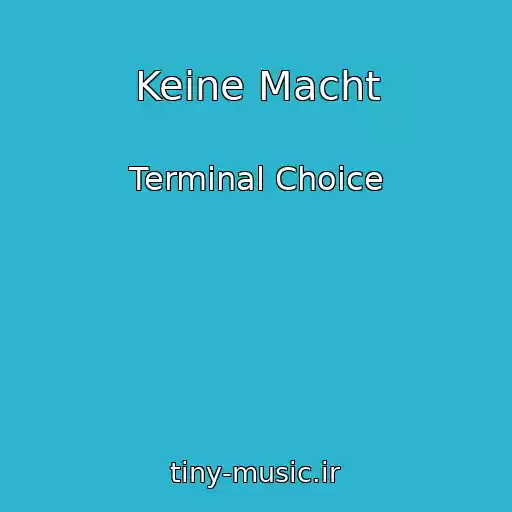 کاور آهنگ Keine Macht از Terminal Choice