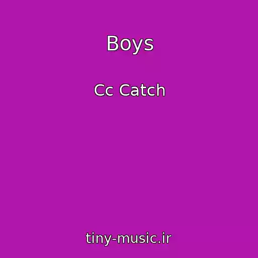کاور آهنگ Boys از Cc Catch