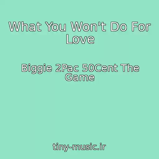 کاور آهنگ What You Won't Do For Love از Biggie 2Pac 50Cent The Game