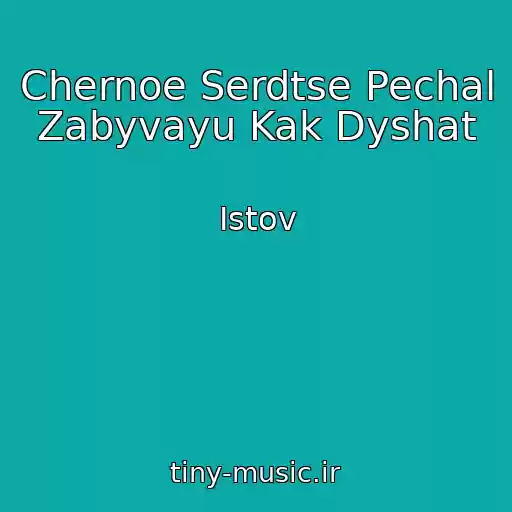 کاور آهنگ Chernoe Serdtse Pechal Zabyvayu Kak Dyshat از Istov