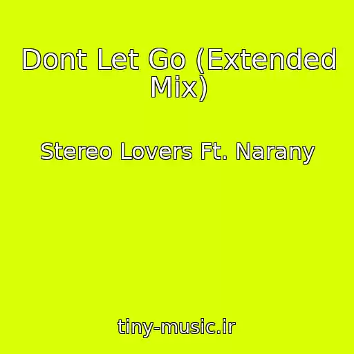کاور آهنگ Dont Let Go (Extended Mix) از Stereo Lovers Ft. Narany