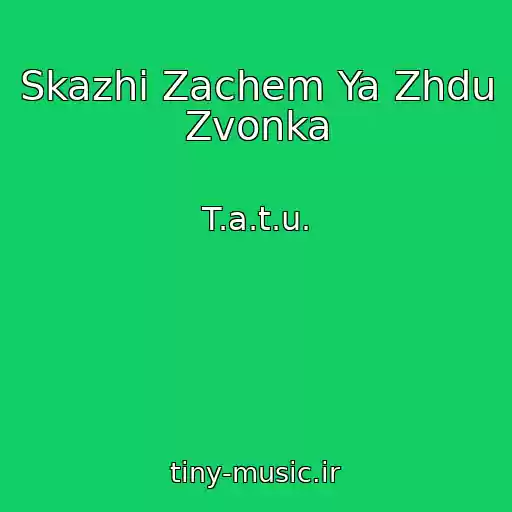 کاور آهنگ Skazhi Zachem Ya Zhdu Zvonka از T.a.t.u.