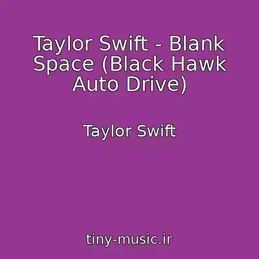 کاور آهنگ Taylor Swift - Blank Space (Black Hawk Auto Drive) از Taylor Swift
