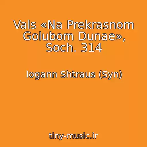 کاور آهنگ Vals «Na Prekrasnom Golubom Dunae», Soch. 314 از Iogann Shtraus (Syn)