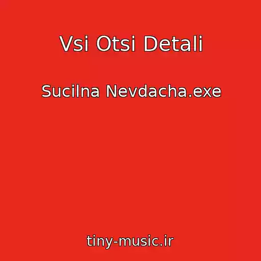 کاور آهنگ Vsі Otsі Detalі از Sucilna Nevdacha.exe