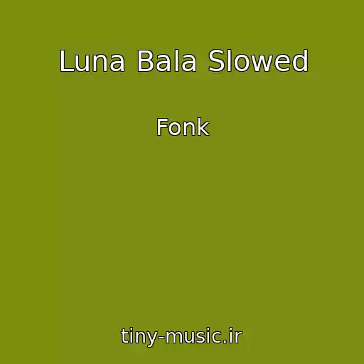 کاور آهنگ Luna Bala Slowed از Fonk