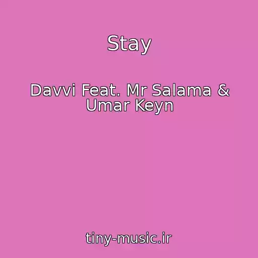 کاور آهنگ Stay از Davvi Feat. Mr Salama & Umar Keyn