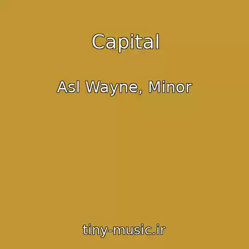 کاور آهنگ Capital از Asl Wayne, Minor
