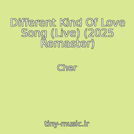 کاور آهنگ Different Kind Of Love Song (Live) (2025 Remaster) از Cher