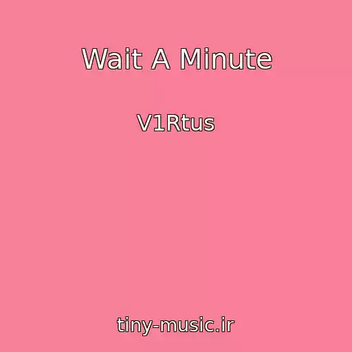 کاور آهنگ Wait A Minute از V1Rtus